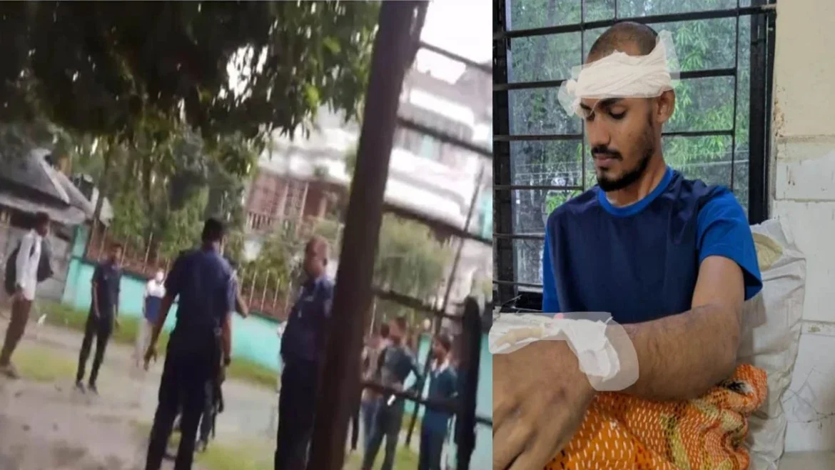 ঘটনাস্থলে পুলিশের নিষ্ক্রিয়তা ও ছাত্রদল কর্মীদের হামলায় শিবির নেতা হাসপাতালে