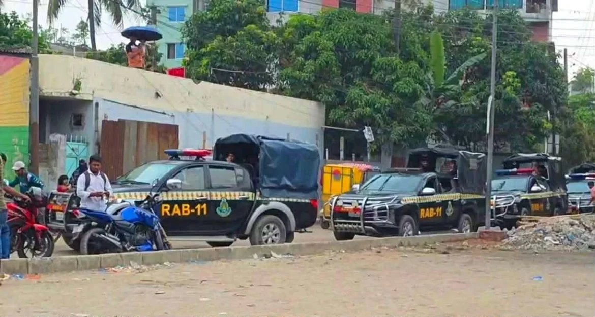 মাসদাইরে র‌্যাবের উপর হামলা