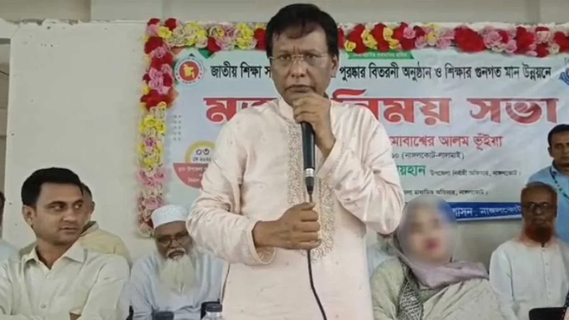 কুমিল্লার এমপি মোবাশ্বের আলম ভূঁইয়ার মাদকবিরোধী বক্তব্য ঘিরে বিতর্ক