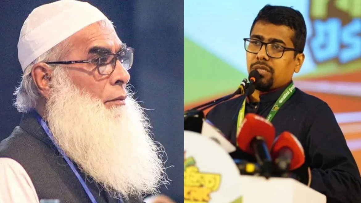 খতমে নবুওয়তের মহাসচিব মাওলানা মুহিউদ্দীন রাব্বানী ও বাংলাদেশ ইসলামী ছাত্রশিবির কেন্দ্রীয় সভাপতি নূরুল ইসলাম