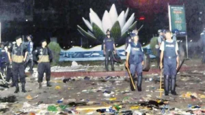 মতিঝিলের শাপলা চত্বরে গণহত্যা