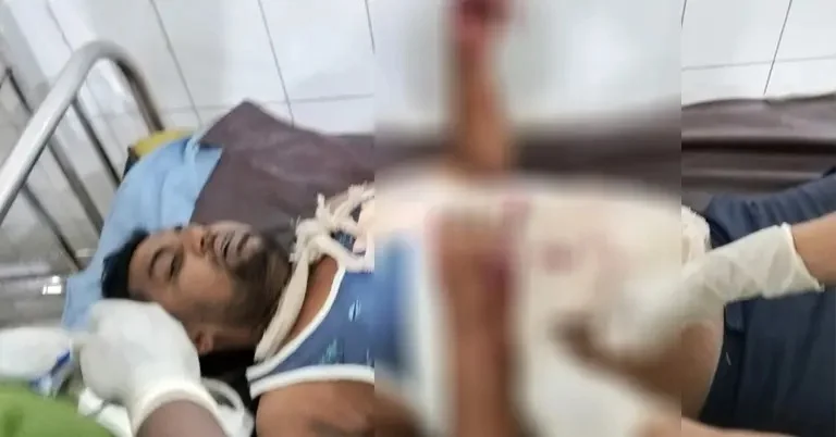 আহত পুলিশ সদস্য