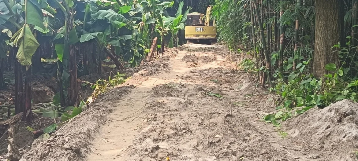 আওয়ামী লীগ ও বিএনপি নেতার রাজনৈতিক বিরোধে আটকে গেল ধামরাইয়ে রাস্তা সংস্কার প্রকল্প