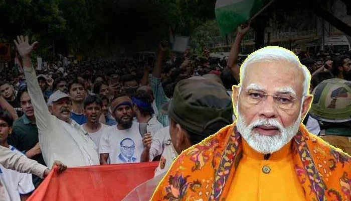 ভারতজুড়ে মোদী সরকারের বিরুদ্ধে বিক্ষোভ