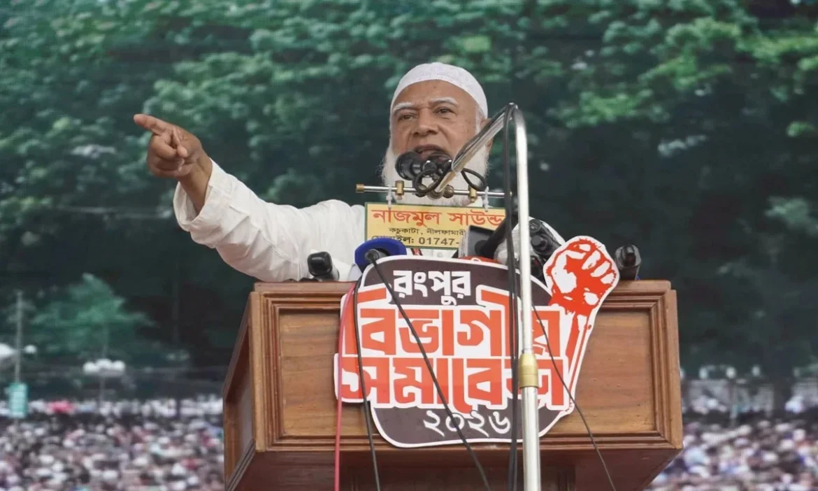 রংপুর সমাবেশে ডা. শফিকুর রহমান