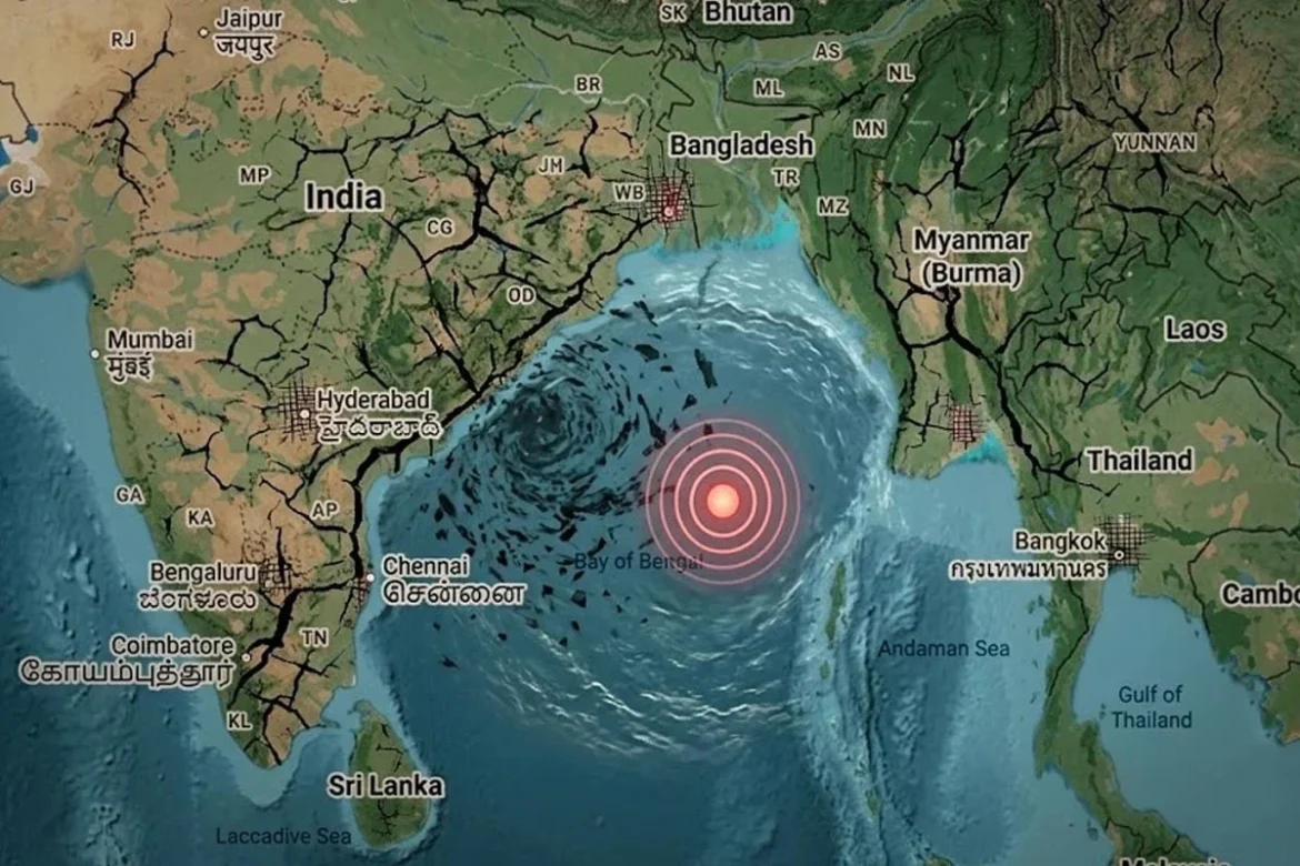 বঙ্গোপসাগরে ৪.৫ মাত্রার ভূমিকম্প