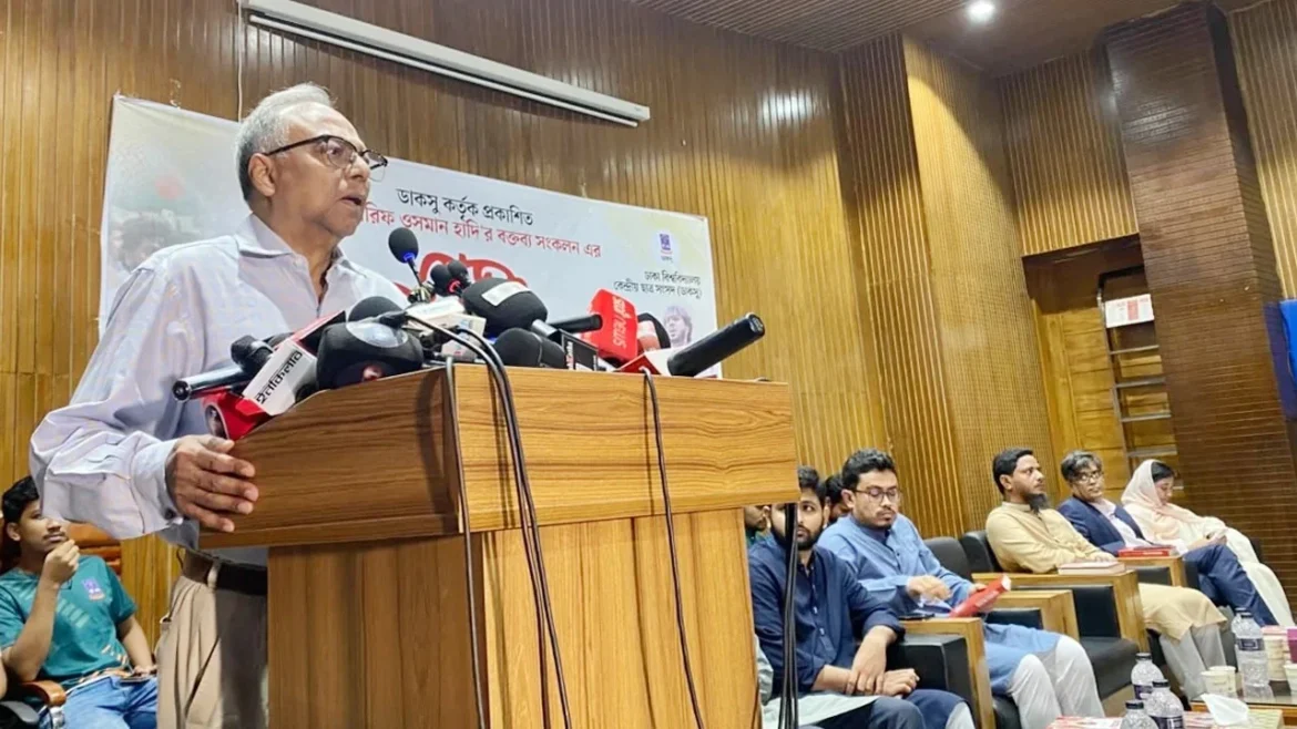 বাঙালি মুসলমানের নিজস্ব পরিচয় প্রতিষ্ঠা করতে চেয়েছিলেন হাদি