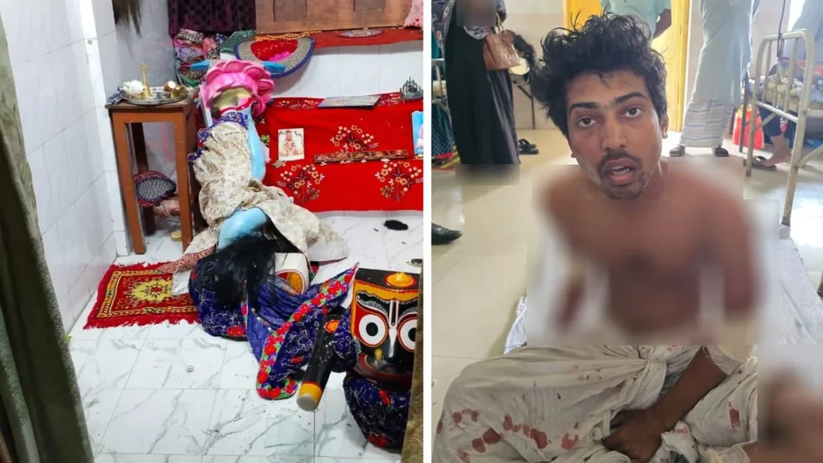 পাবনায় ইসকন মন্দিরে প্রতিমা ভাঙচুর সনাতনী শিক্ষার্থীর