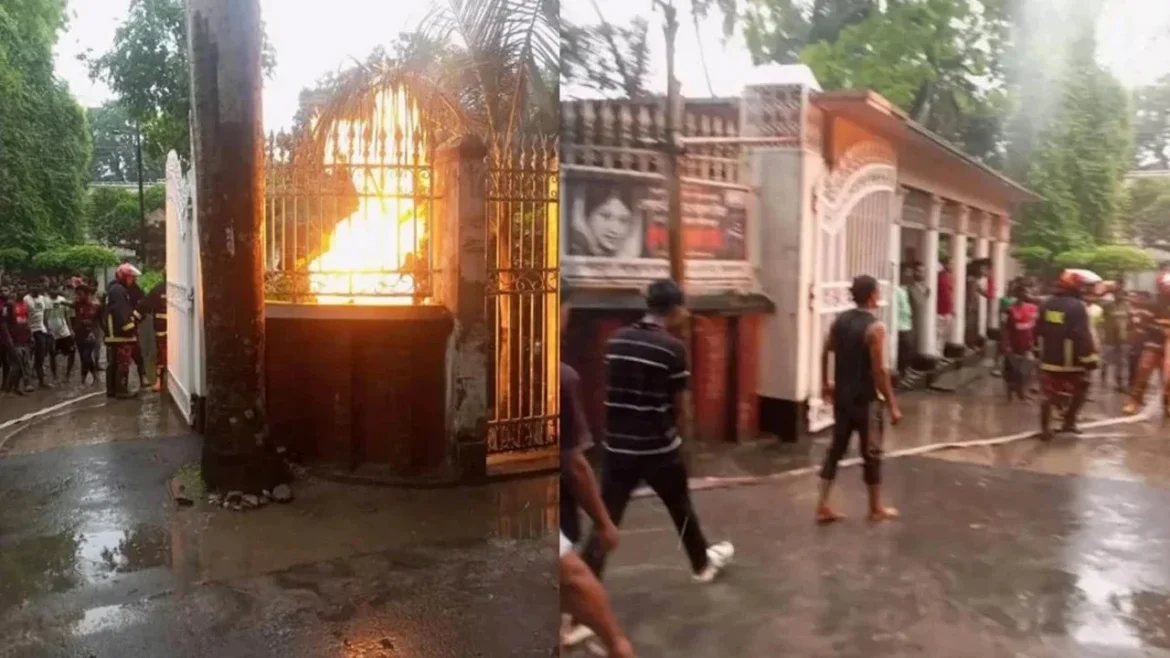 সিরাজগঞ্জে বিদ্যুৎমন্ত্রী টুকুর বাসায় বজ্রপাতে অগ্নিকাণ্ড